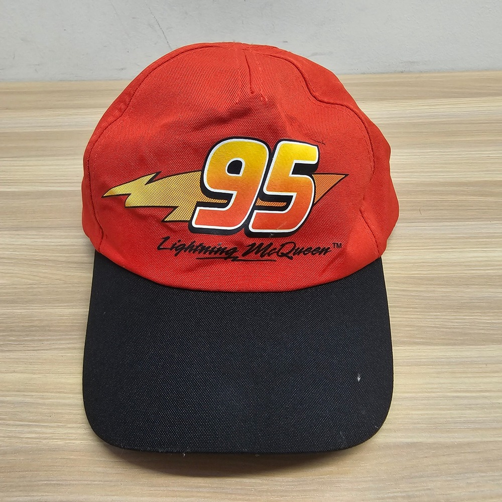 Cars Lightning McQueen 95 Kids Hat Red Black Snapback Baseball Cap AMSCAN USA